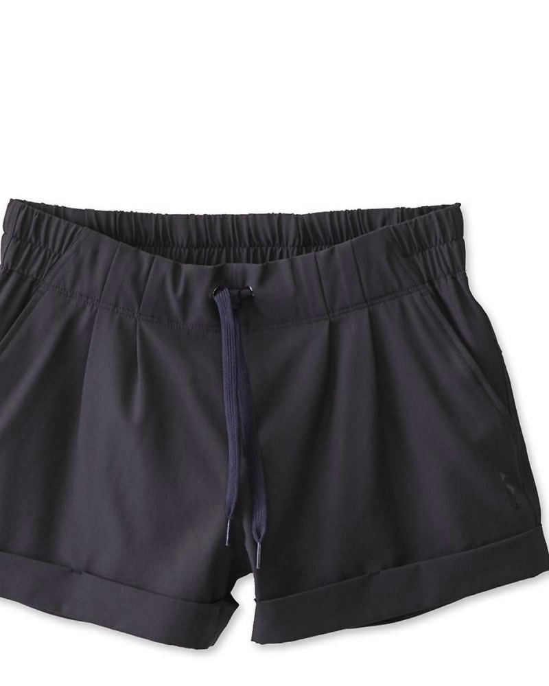Front of a model wearing a size XXL Tepic Short In Black in Black by KAVU. | dia_product_style_image_id:356848